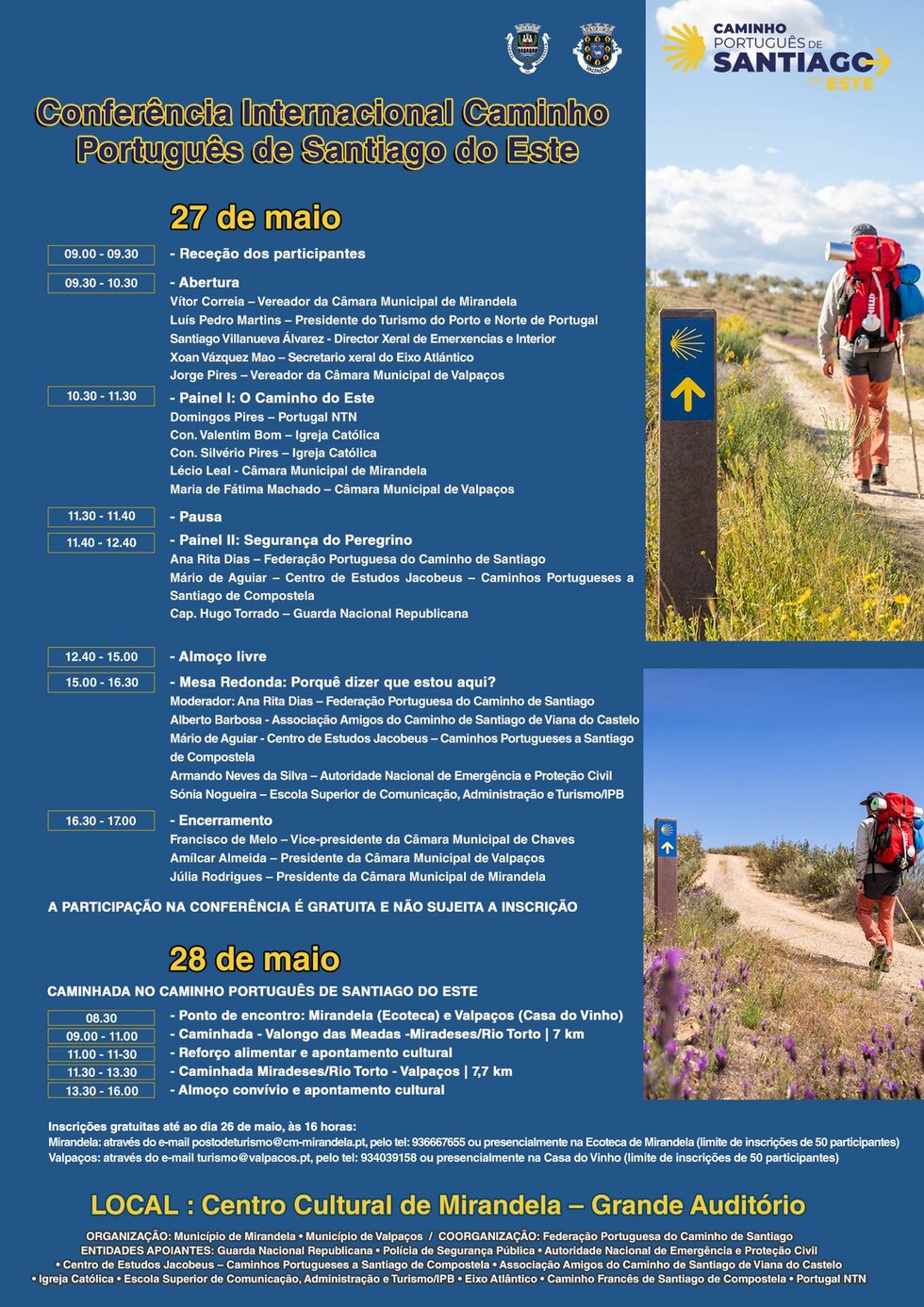 Confer&ecirc;ncia Caminho de Santiago